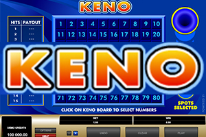 Super keno games for free